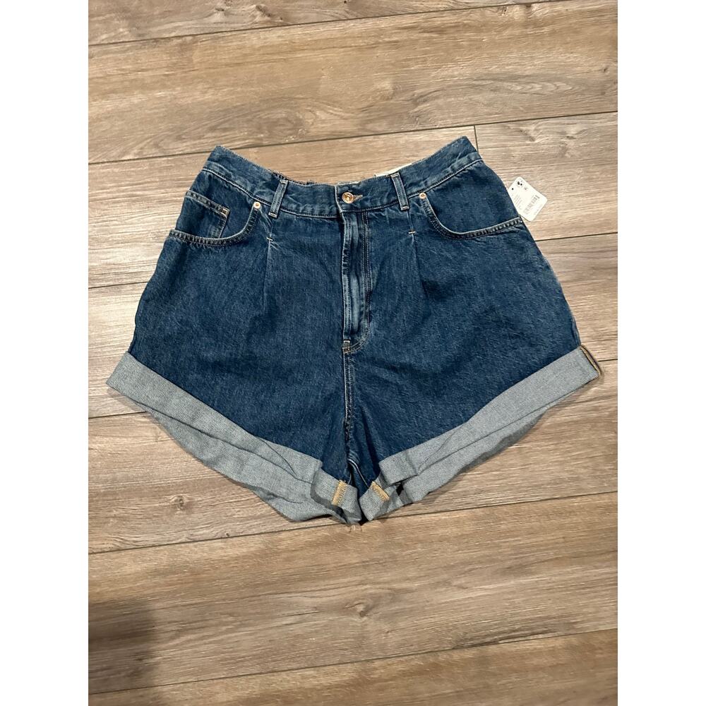 Free People Danni Shorts in Stargaze size LARGE NWT - Picture 5 of 11